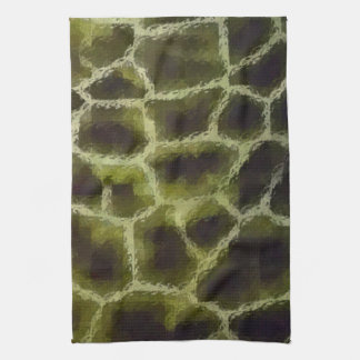Linge De Cuisine Vert olive poster de animal