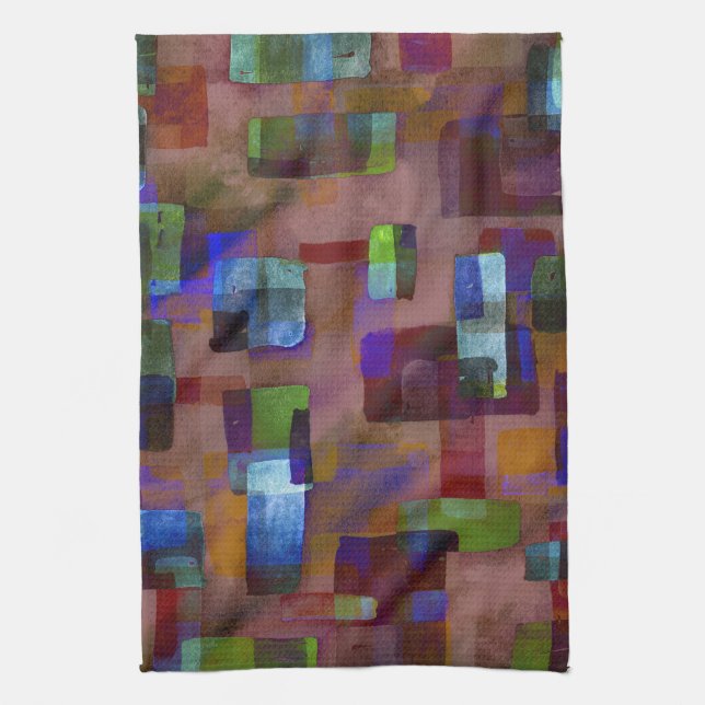 Linge De Cuisine Vert rouille Brown (Vertical)