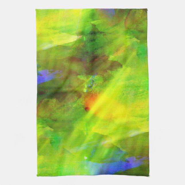 Linge De Cuisine vert sans couture abstrait d'arrière - plan de (Vertical)