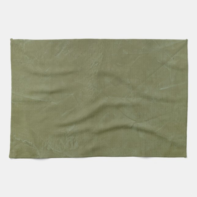 Linge De Cuisine Vert Uni (Horizontal)