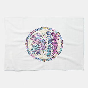 Linge De Cuisine Vêtements Magiques Licorne Petite Équipe POD Prêt