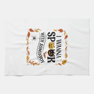 Linge De Cuisine Veux Effrayer Quelqu'un Citrouilles Halloween Arai