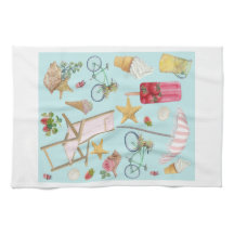 Vibes sur la plage en bleu