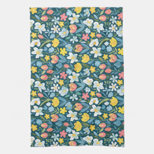 Linge De Cuisine Vibrant Floral Medley