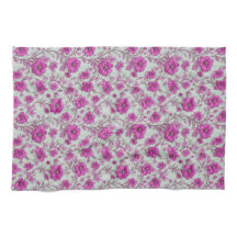 Vibrant Pink Floral Pattern With Magenta Flowers