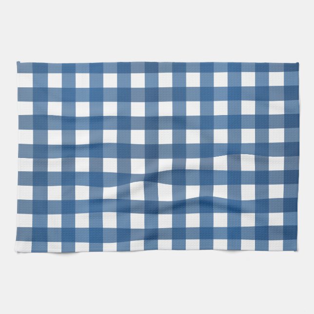 Linge De Cuisine Vichy Bleu marine (Horizontal)