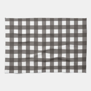Linge De Cuisine Vichy Gris anthracite