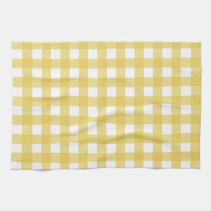 Linge De Cuisine Vichy Jaune clair