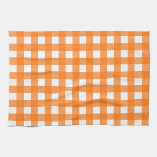 Linge De Cuisine Vichy Orange