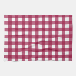 Linge De Cuisine Vichy Rouge Cerise