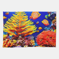 Vie sous-marine de la barrière de poissons tropica