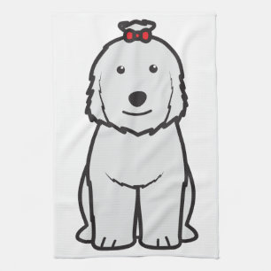 Linge De Cuisine Vieille bande dessinée anglaise de chien de chien