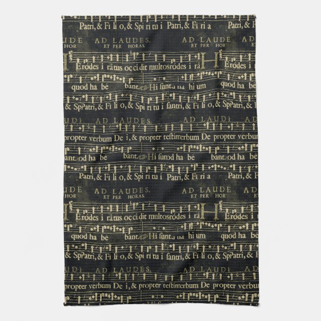 Linge De Cuisine Vieille conception de tableau d'illustration (Vertical)
