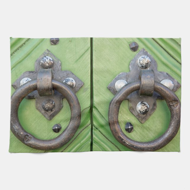 Linge De Cuisine Vieille porte (Horizontal)