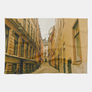 Linge De Cuisine Vieille Ville, Gamla Stan, Stockholm, Suède