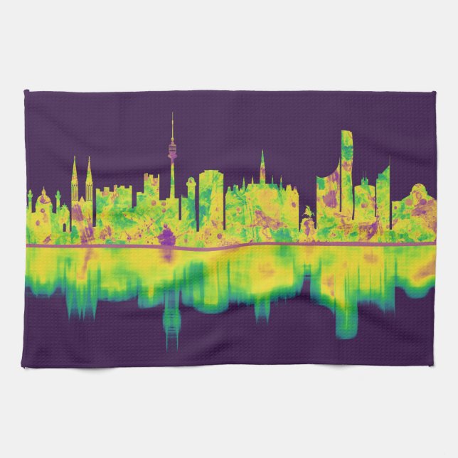 Linge De Cuisine Vienne Autriche Skyline (Horizontal)