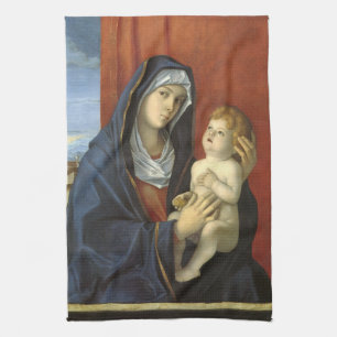 Linge De Cuisine Vierge à l'Enfant de Giovanni Bellini
