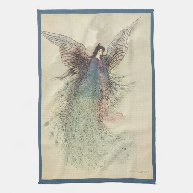 Linge De Cuisine Vieux conte de fées japonais, la demoiselle de la  (Vertical)