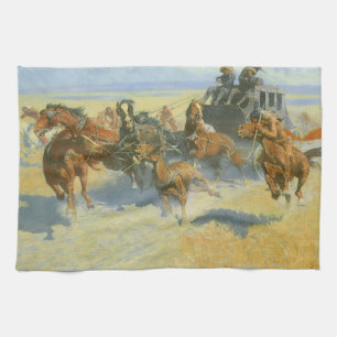 Linge De Cuisine Vieux Cow-boy, descendant le meneur de la nuit, Re