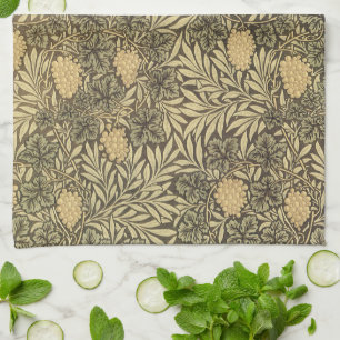 Linge De Cuisine Vigne par William Morris, motifs textiles vintage