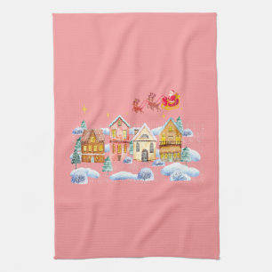 Linge De Cuisine Village de Noël du Pôle Nord du Père Noël