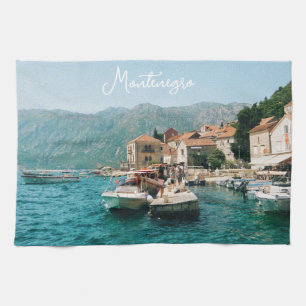 Linge De Cuisine Ville côtière de Perast, Monténégro