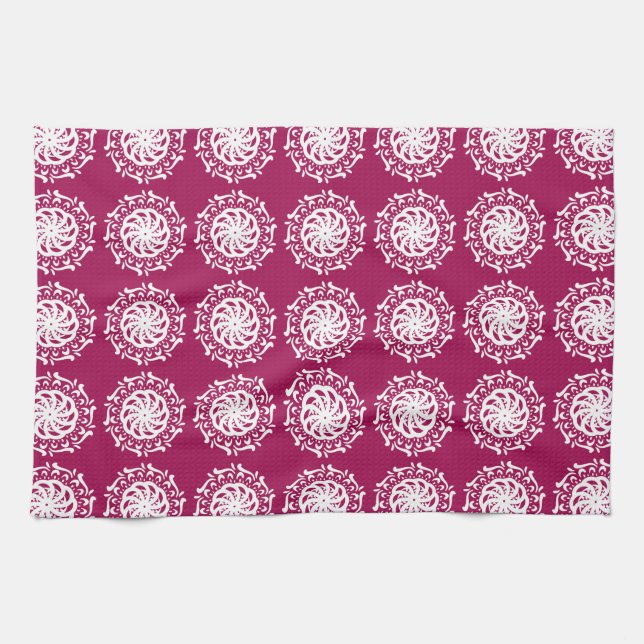 Linge De Cuisine Vin Mandala (Horizontal)