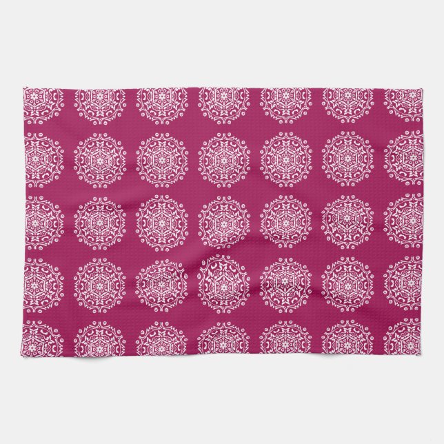 Linge De Cuisine Vin Mandala (Horizontal)