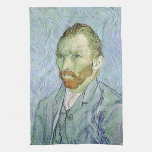 Linge De Cuisine Vincent van Gogh - Autoportrait de Van Gogh en ble
