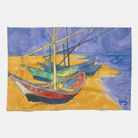 Vincent van Gogh - Bateaux de pêche sur la plage