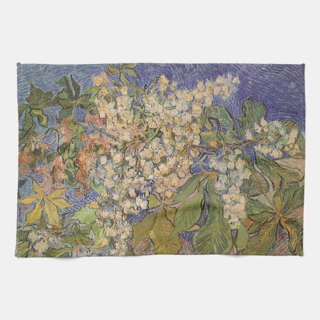 Linge De Cuisine Vincent van Gogh - Branches de marronnier en fleur (Horizontal)