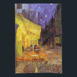 Linge De Cuisine Vincent Van Gogh Café Terrasse Au Night Fine Art<br><div class="desc">Vincent Van Gogh Cafe Terrace At Night Fine Art Vincent Willem van Gogh est un peintre postimpressionniste hollandais dont l'oeuvre, remarquable par sa beauté rugueuse, son honnêteté émotionnelle et sa couleur audacieuse, a eu une influence considérable sur l'art du XXe siècle. Il produit des portraits, des autoportraits, des paysages et...</div>