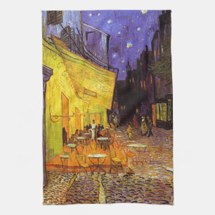 Linge De Cuisine Vincent Van Gogh Café Terrasse Au Night Fine Art