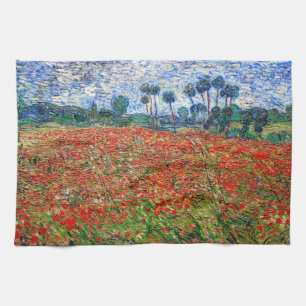 Linge De Cuisine Vincent van Gogh - Champ de coquelicots