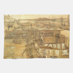 Linge De Cuisine Vincent van Gogh - Chantier de charpentier et buan
