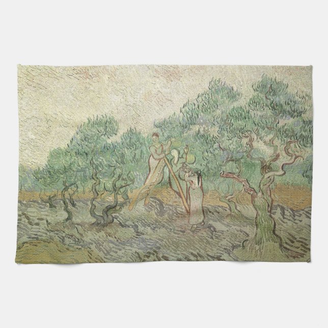 Linge De Cuisine Vincent van Gogh - Cueillette des olives (Horizontal)