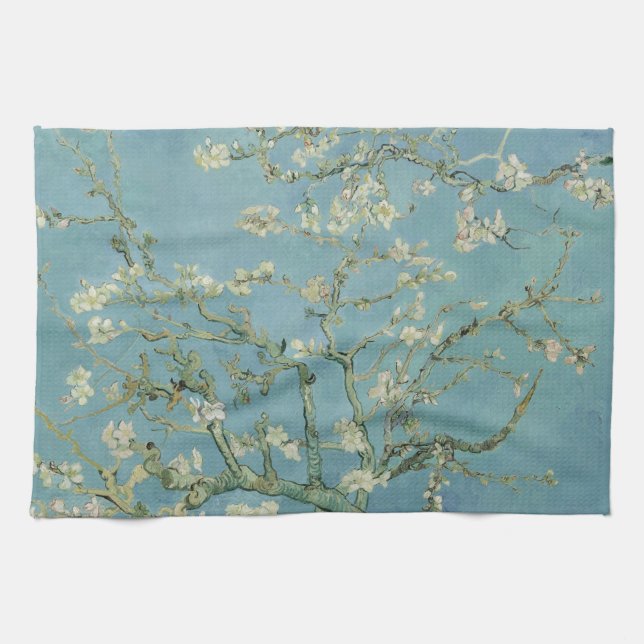 Linge De Cuisine VINCENT VAN GOGH - fleur d'amandes 1980 (Horizontal)
