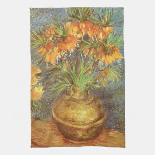 Linge De Cuisine Vincent van Gogh - Fritillaires dans un vase de cu