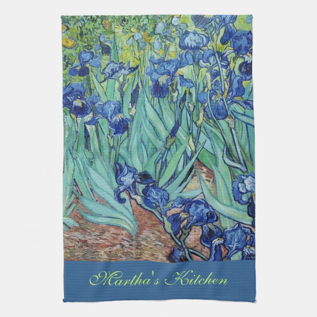 Linge De Cuisine Vincent van Gogh, Irises (Vertical)