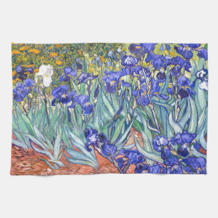 Linge De Cuisine Vincent Van Gogh Irises Floral Vintage Fine Art