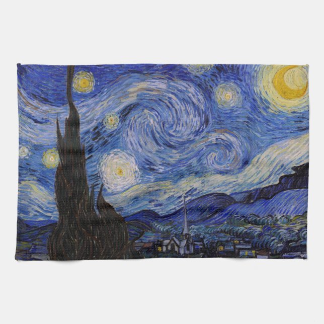 Linge De Cuisine Vincent Van Gogh - La nuit étoilée (Horizontal)