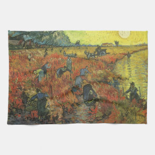 Linge De Cuisine Vincent van Gogh - La Vigne rouge
