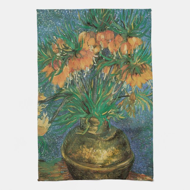 Linge De Cuisine Vincent van Gogh - Les amitiés dans un vase en cui (Vertical)