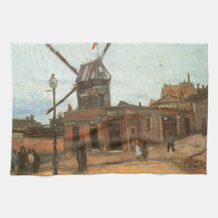 Linge De Cuisine Vincent van Gogh - Moulin de la Galette, Windmill