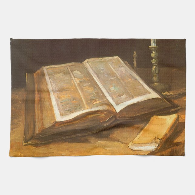 Linge De Cuisine Vincent van Gogh - Nature morte avec Bible (Horizontal)