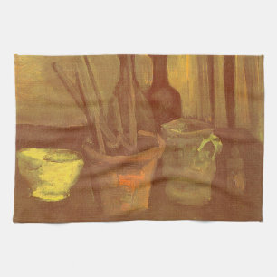 Linge De Cuisine Vincent van Gogh - Nature morte Pinceaux dans un p