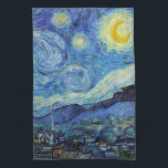 Linge De Cuisine Vincent Van Gogh Nuit d'art Vintage<br><div class="desc">Vincent Van Gogh Nuit étoile Art Vintage Cuisine Serviette</div>