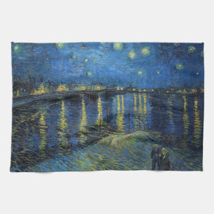 Linge De Cuisine Vincent van Gogh - Nuit étoilée sur le Rhône