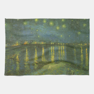 Linge De Cuisine Vincent van Gogh - Nuit étoilée sur le Rhône
