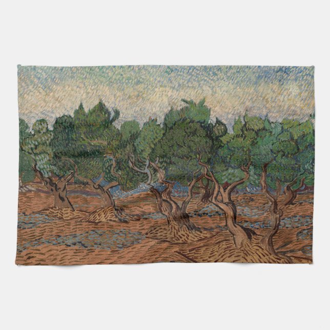 Linge De Cuisine Vincent van Gogh - Olive Grove (Horizontal)